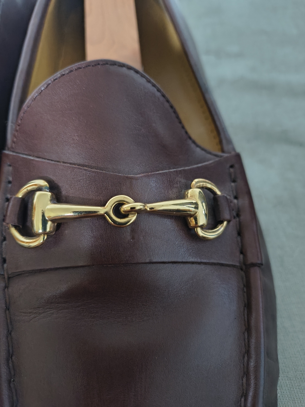 Cole-Haan Men's Brown Leather Horsebit Handcrafted Loafers - Picture 2 of 8